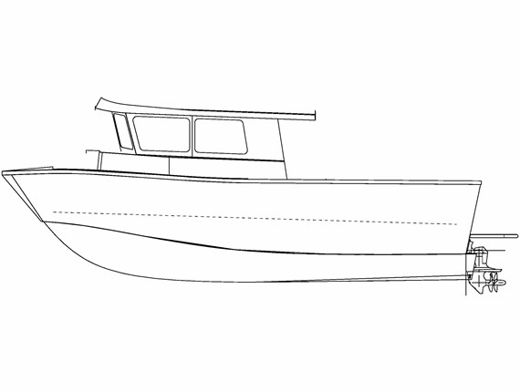 31 FT Diesel Orca (807) | Aluminum Boat Plans &amp; Designs by Specmar
