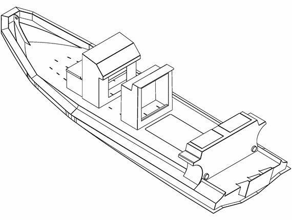 6.4 Meter RIB (1114) | Aluminum Boat Plans &amp; Designs by ...