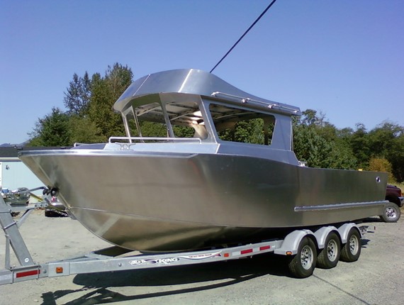 26 FT Orca, surface piercer drive (1305) | Aluminum Boat ...