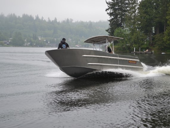 28 FT Flush Deck Orca Work Boat (701)